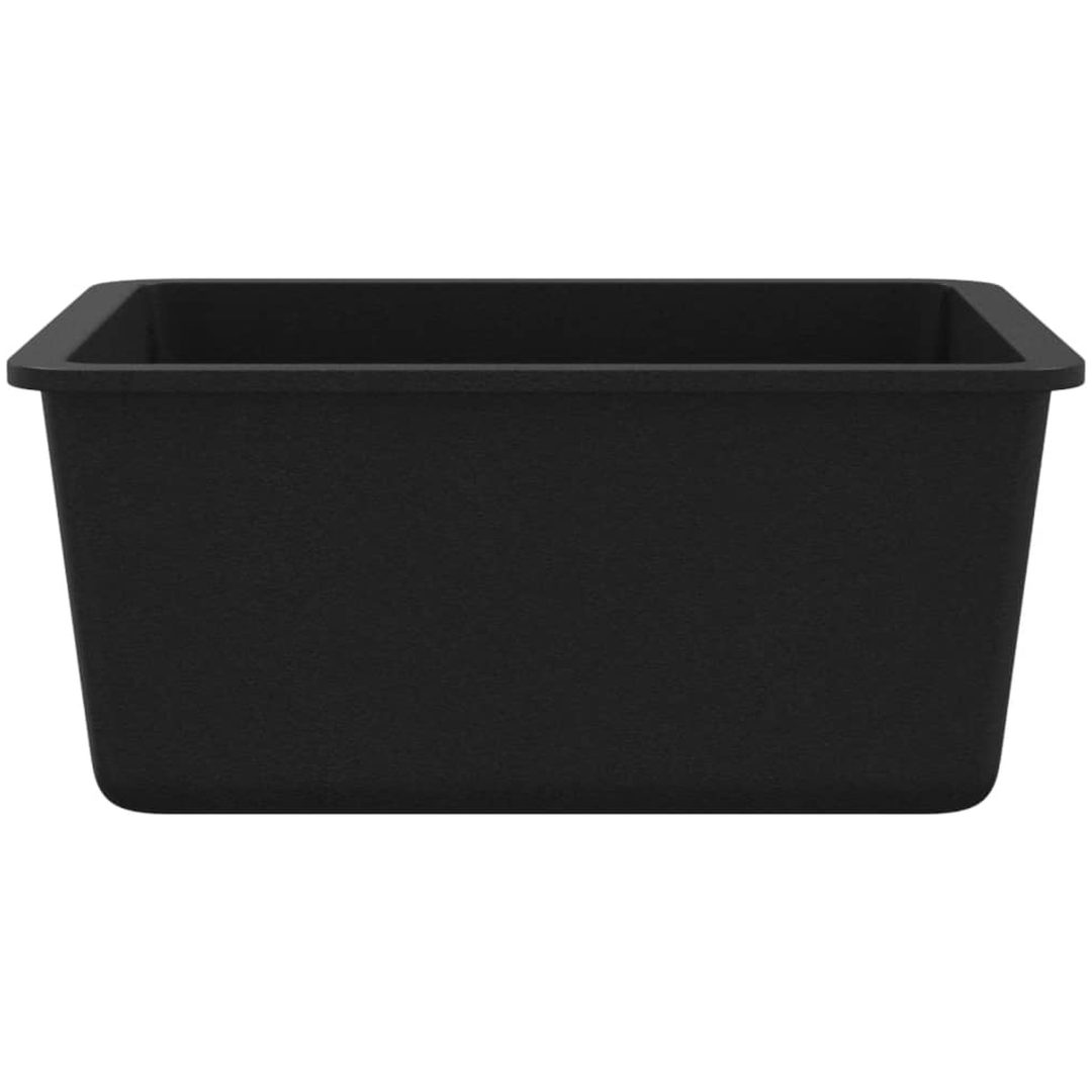 Diskho granit enkel svart vidaXL – bild 6
