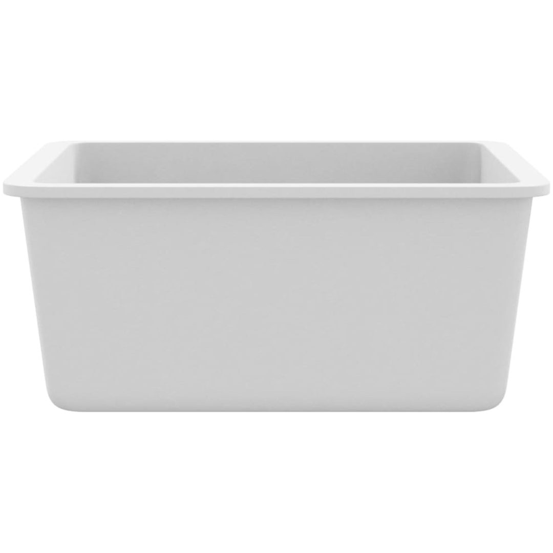 Diskho granit enkel vit vidaXL – bild 6