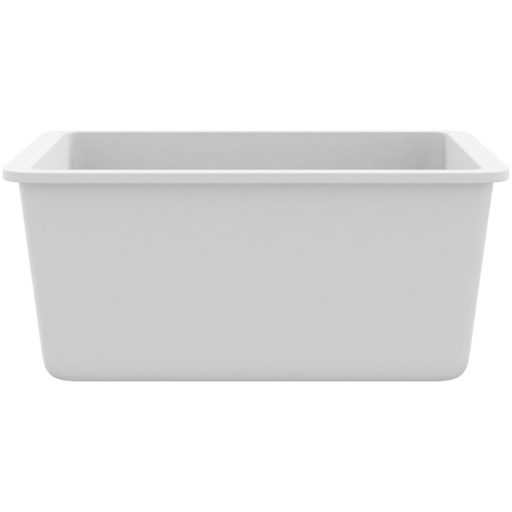 Diskho granit enkel vit vidaXL – bild 6