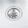 Diskho med avrinningsyta silver m rostfritt stål vidaXL 800 x 500 x 155 mm – miniatyr 8