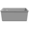 Diskho med bräddavlopp grå granit vidaXL 530 x 500 x 203 mm – miniatyr 4