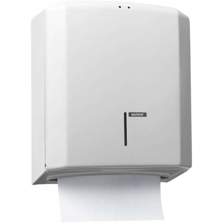 Dispenser Handbox Metall Vit KATRIN DISPENSER HANDDUK VIT MET NY – bild 3