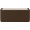 Dnybox med sittdyna brun 350 l PP vidaXL – miniatyr 6