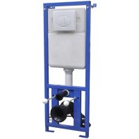 Dold hög cistern 11 L 41x14x(110-125) cm vidaXL