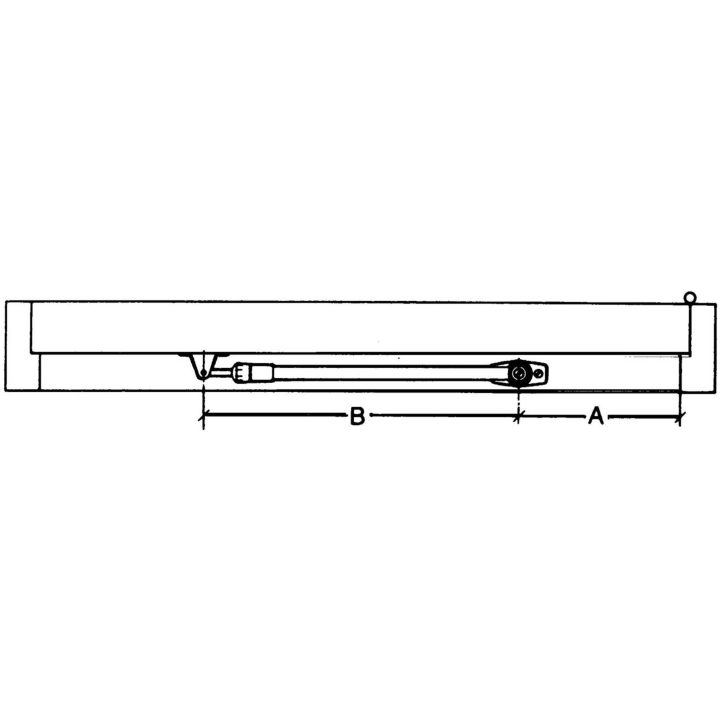 Dörrbroms 523t/2 /fix ASSA DÖRRBROMS FIX 523T/2 BRUN – bild 3
