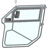 Dörrpanel Vänster Can-Am Maverick Trail DFK