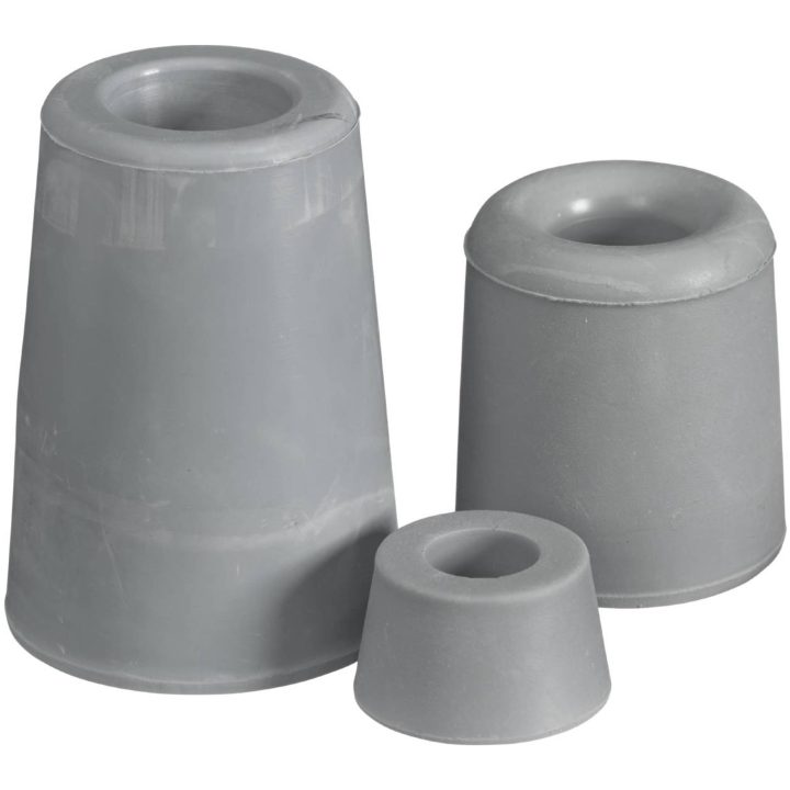 Dörrstopp gummi grå STRUKTUR DÖRRSTOPP GUMMI GRÅ 30X30MM – bild 2