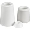 Dörrstopp gummi vit STRUKTUR DÖRRSTOPP GUMMI VIT 33X30MM – miniatyr 2