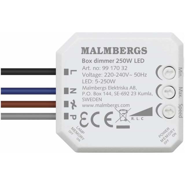 Dosdimmer, 5-250W LED MALMBERGS