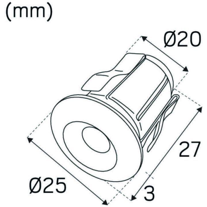 Downlight Hide-a-lite Bastu Heatspot G2, Hide-a-Lite – bild 2