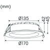 Downlight Hide-a-lite Plano Basic, Hide-a-Lite – miniatyr 2