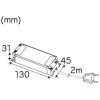 Downlight Hide-a-lite Plano Basic, Hide-a-Lite – miniatyr 1