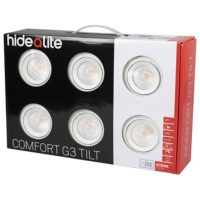 Downlight LED DL Comf G3 Tilt 6-p Vit 2700K Hide-a-lite