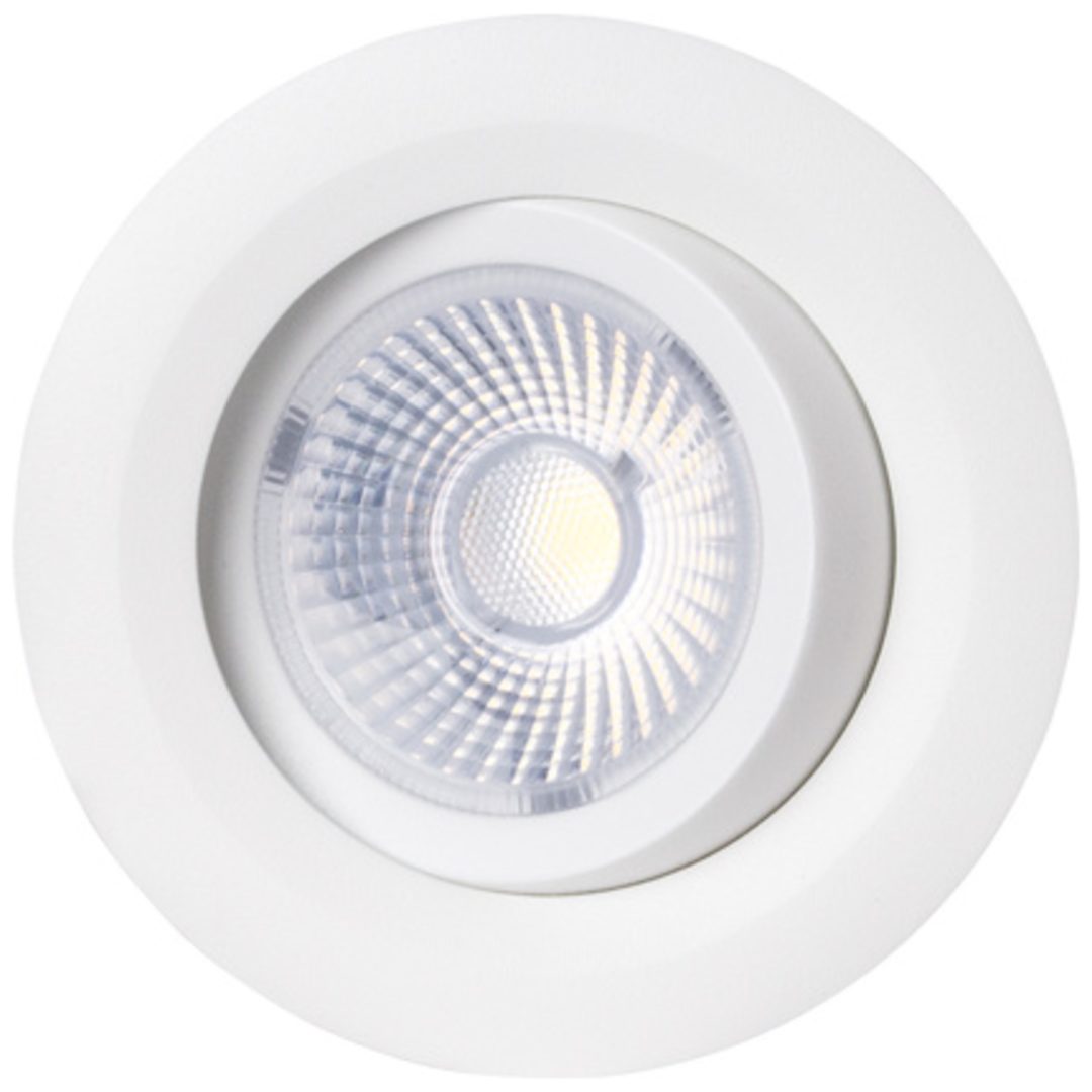 Downlight LED DL Gyro 8W 3000K M Vit Unilamp