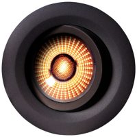 Downlight LED DL Gyro WD 8W M Sort Unilamp