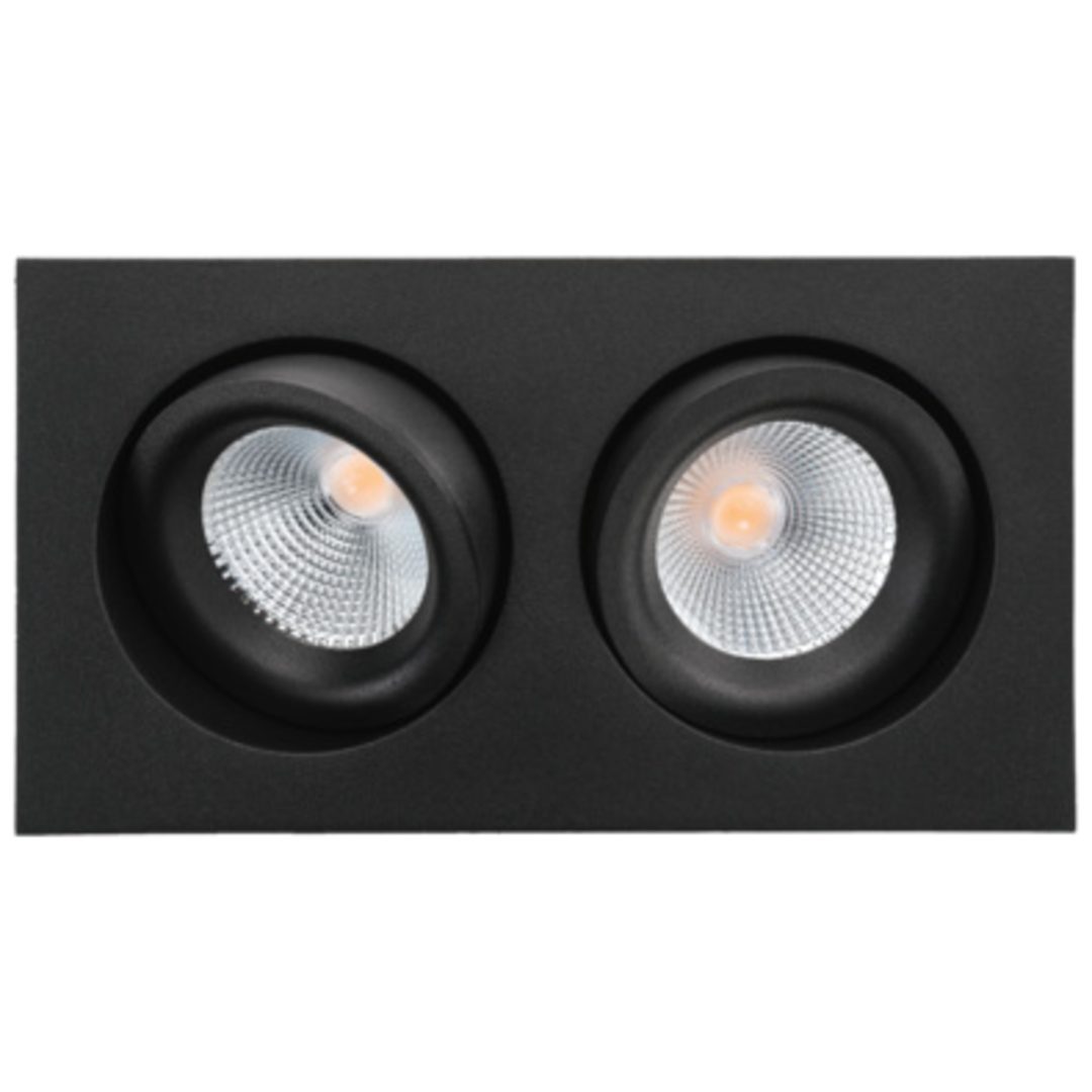 Downlight LED Dow Junistar SQ Lux 2x S 2700K SG Armaturen