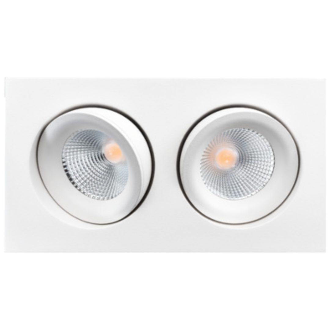 Downlight LED Dow Junistar SQ Lux 2x V 2700K SG Armaturen
