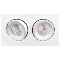 Downlight LED Dow Junistar SQ Lux 2x V 2700K SG Armaturen