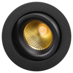 Downlight LED Down Junistar Lux Sv/Guld 27K SG Armaturen