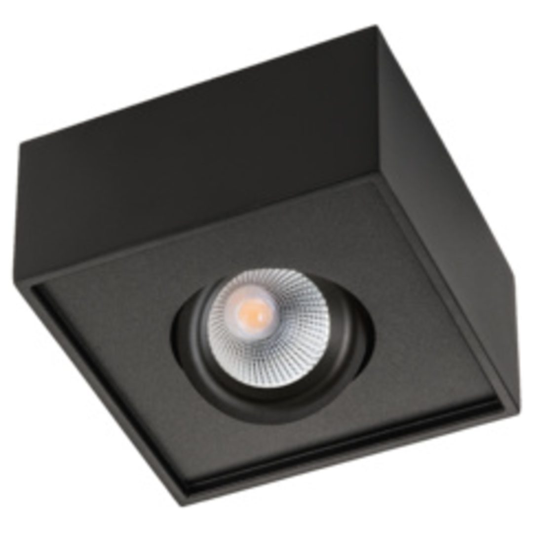 Downlight LED Downl Cube Lux Svart 2700K SG Armaturen