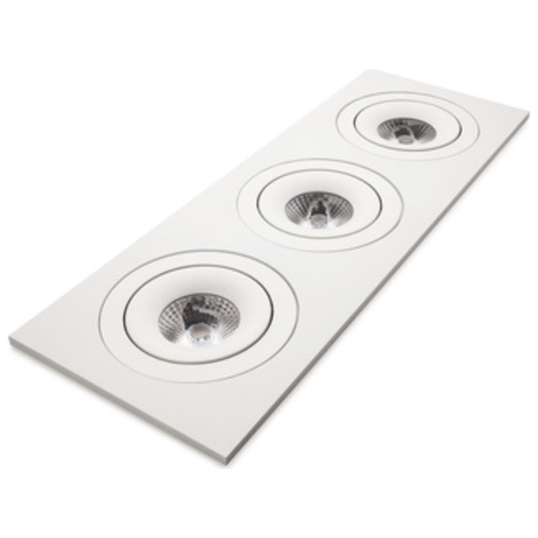 Downlight LED Tillb. Dekorram 3 Vit Zebra