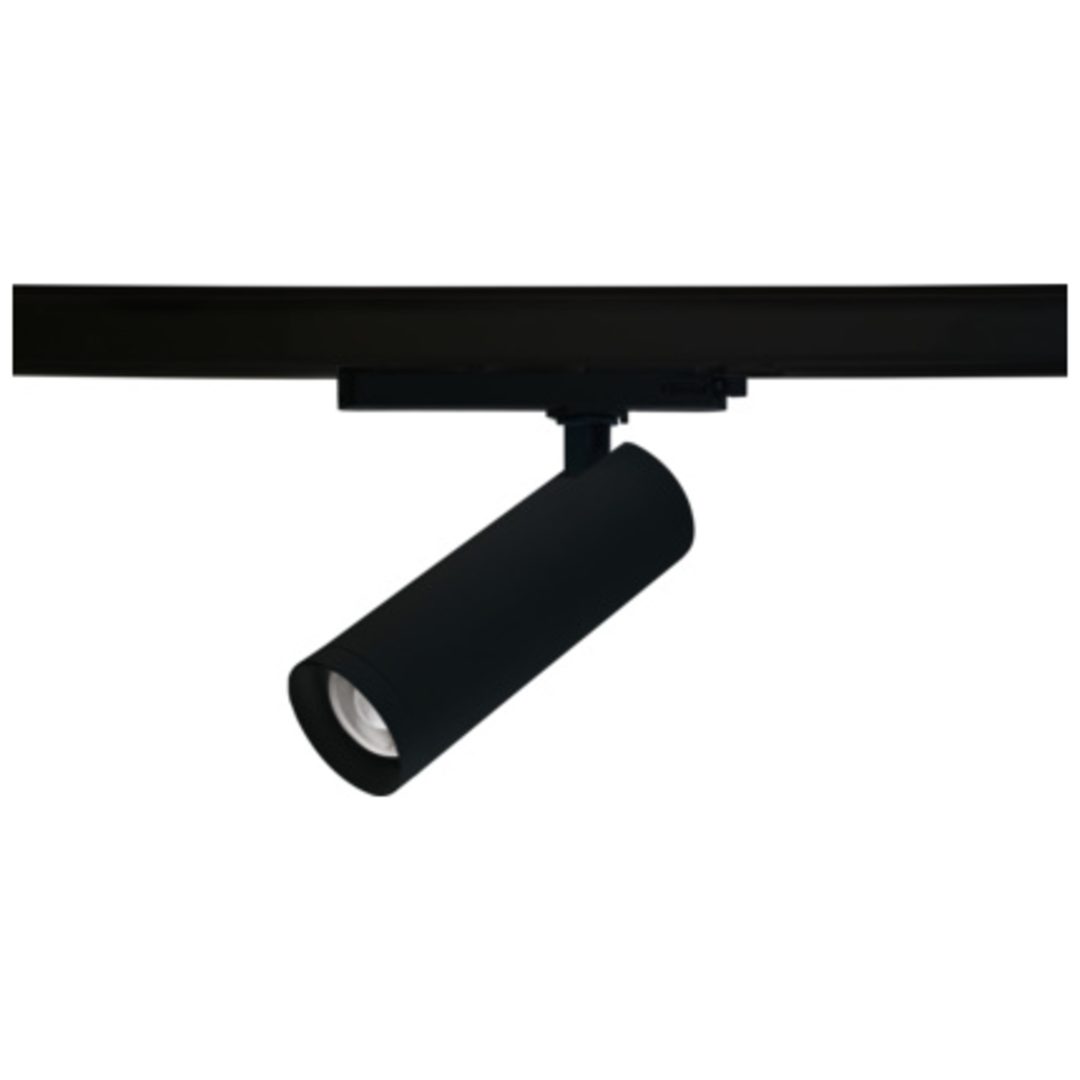 Downlight LED Tracklight Zoom 20W Svart 3K Zebra