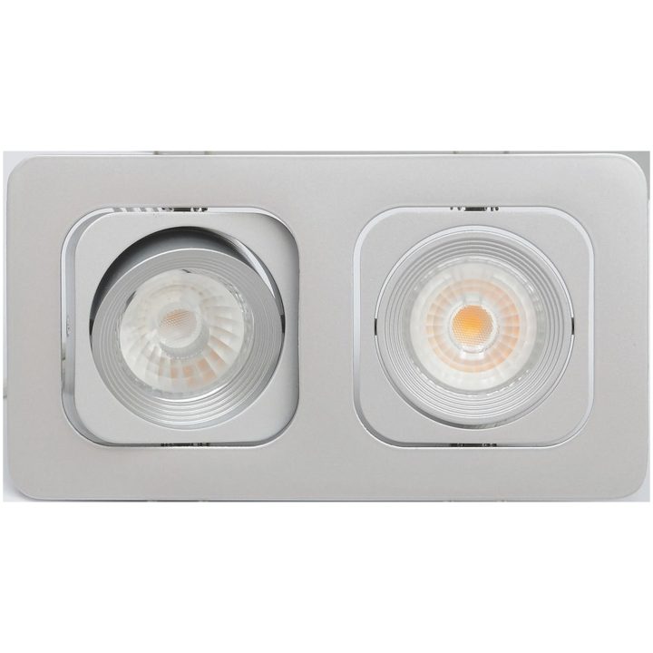 Downlight MD-125, LED, 2x6W, Silver, IP21 MALMBERGS – bild 2