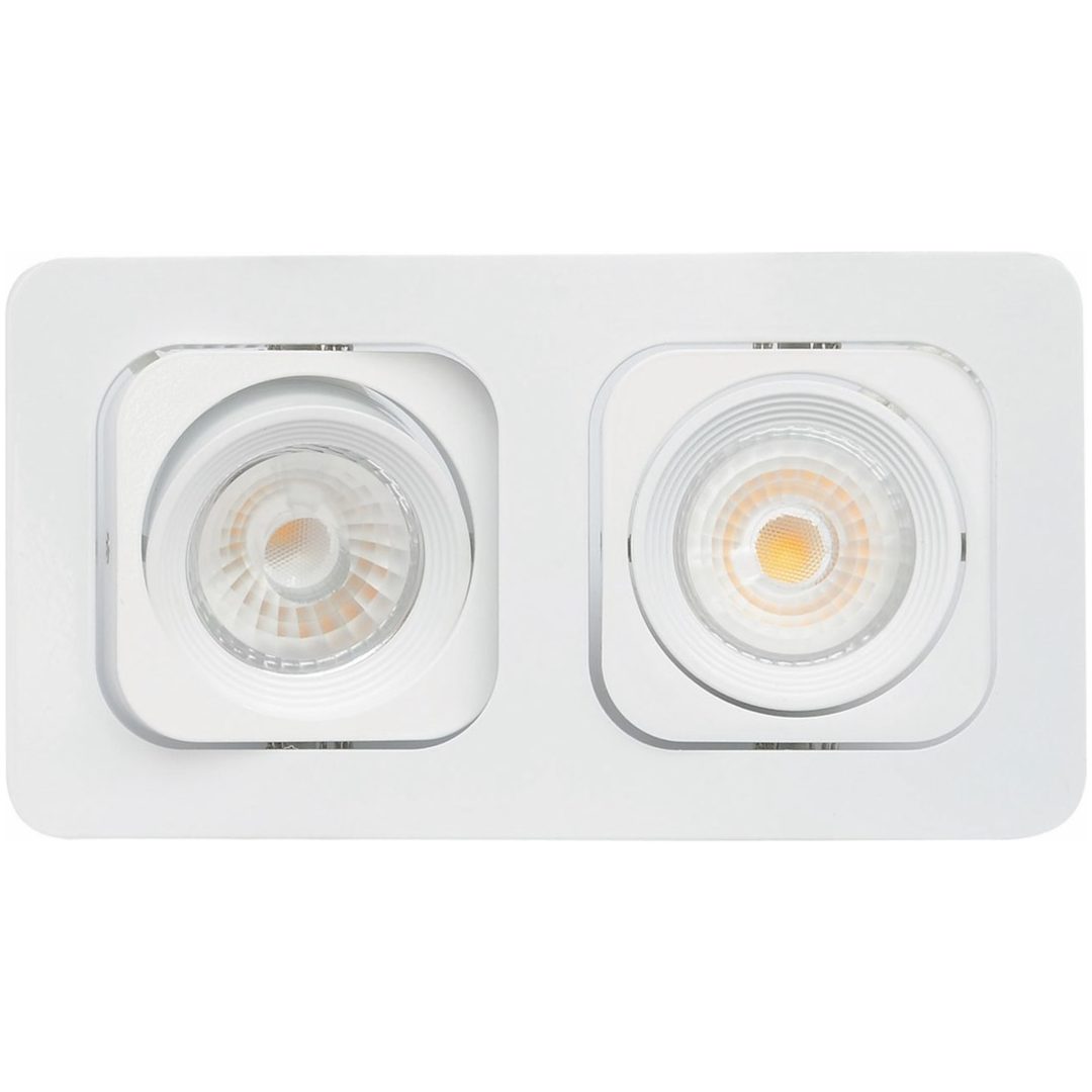 Downlight MD-125, LED, 2x6W, Vit, IP21 MALMBERGS – bild 2