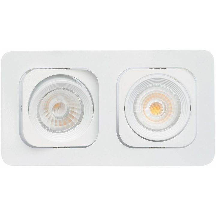 Downlight MD-125, LED, 2x6W, Vit, IP21 MALMBERGS – bild 2