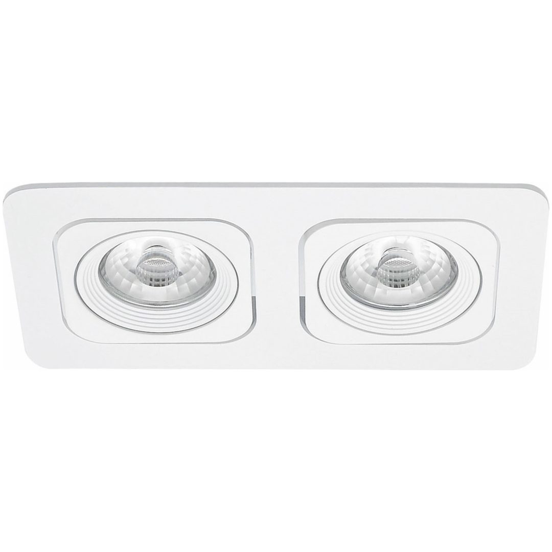 Downlight MD-125, LED, 2x6W, Vit, IP21 MALMBERGS