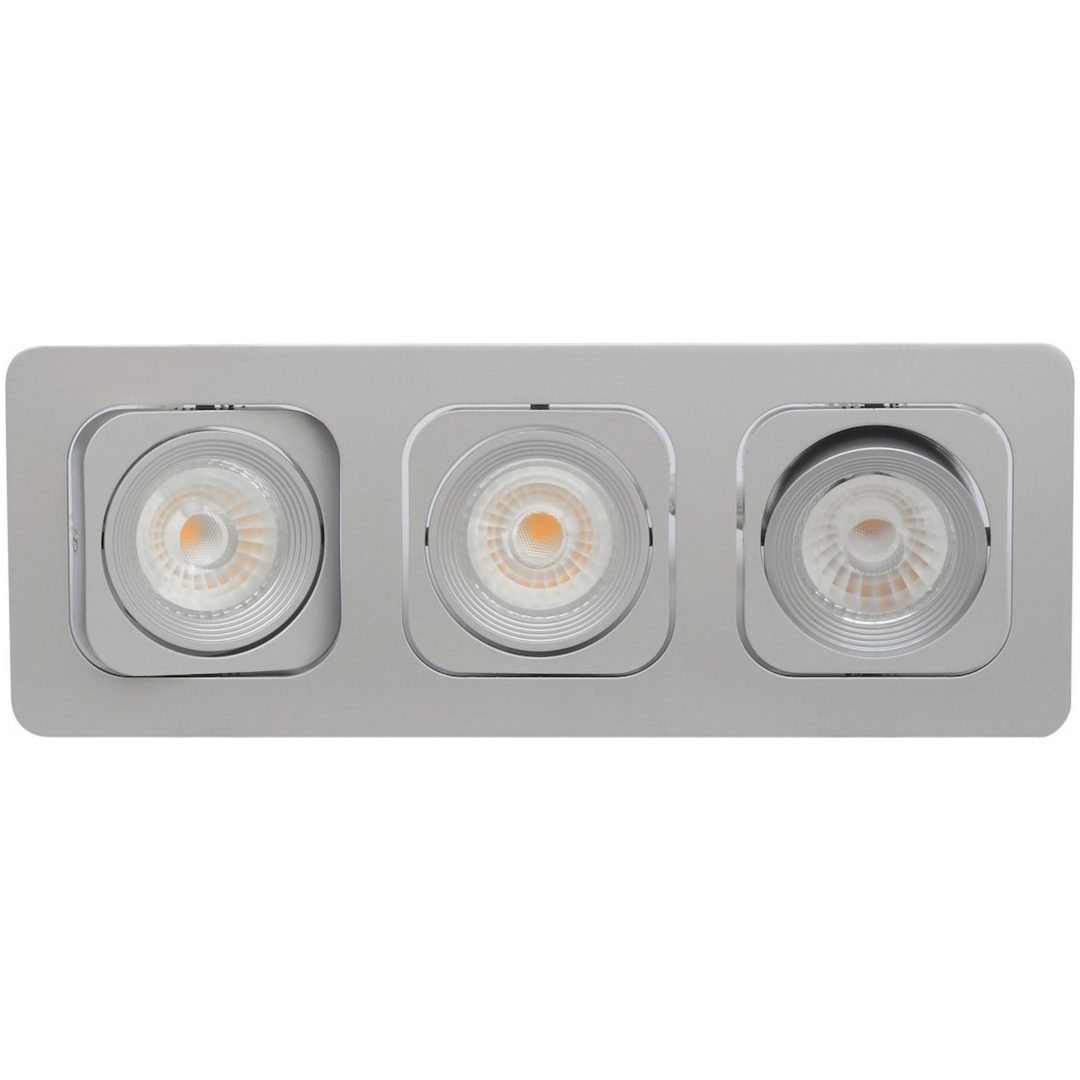 Downlight MD-125, LED, 3x6W, Silver, IP21 MALMBERGS – bild 2