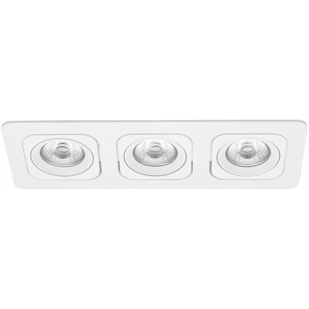 Downlight MD-125, LED, 3x6W, Vit, IP21 MALMBERGS