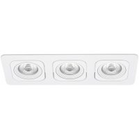Downlight MD-125, LED, 3x6W, Vit, IP21 MALMBERGS