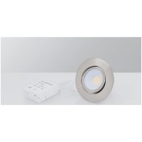 Downlight MD-230, LED, 3x5W, Satin, IP44, 3-pack MALMBERGS