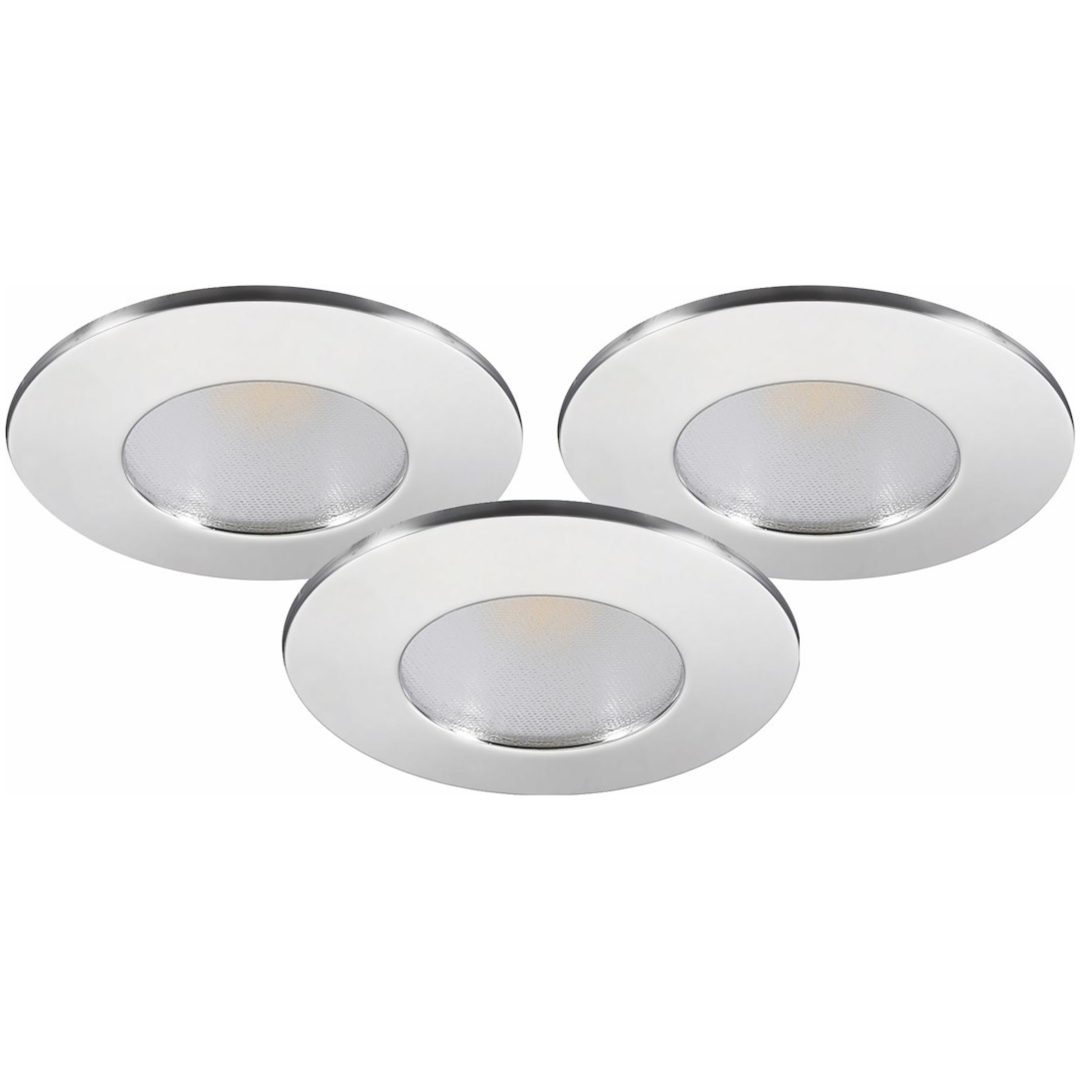 Downlight MD-231, LED, 3x5W, Krom, IP44, 3-pack MALMBERGS – bild 3