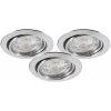 Downlight MD-235, LED, 3x3W, Krom, GU10, 3-pack MALMBERGS – miniatyr 1