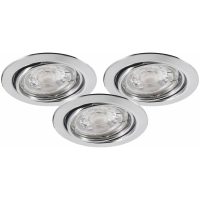Downlight MD-235, LED, 3x3W, Krom, GU10, 3-pack MALMBERGS