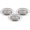 Downlight MD-236, LED, 3x3W, Krom, GU10, 3-pack MALMBERGS – miniatyr 1