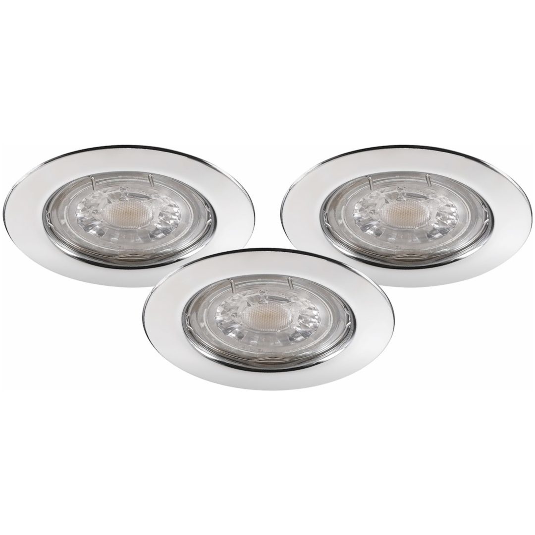 Downlight MD-236, LED, 3x3W, Krom, GU10, 3-pack MALMBERGS