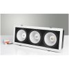 Downlight MD-251, LED, 3x10W, Vit/Svart, IP21 MALMBERGS – miniatyr 2