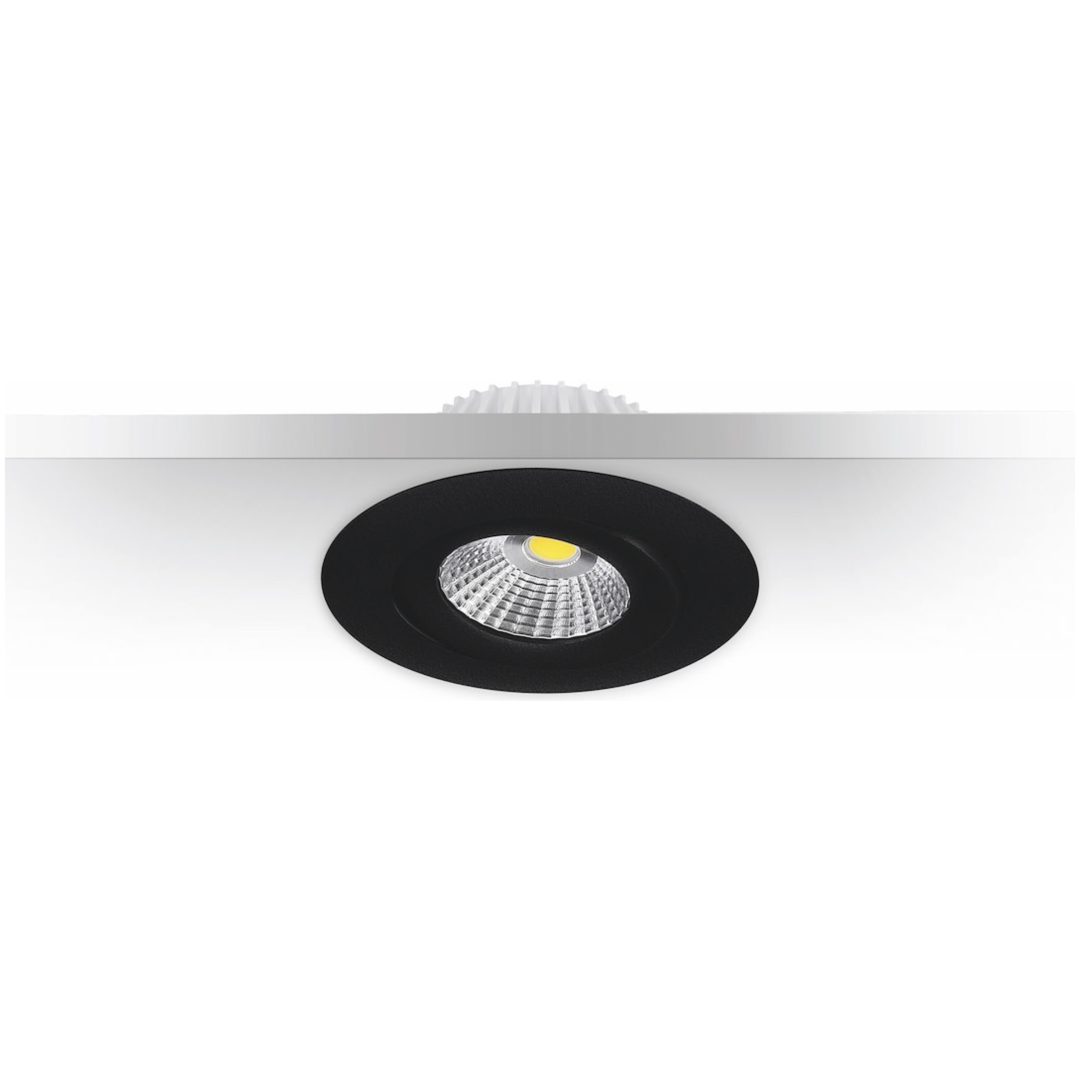 Downlight MD-360, LED, 6W, Svart, AC-Chip, 2700K, IP44 MALMBERGS – bild 3