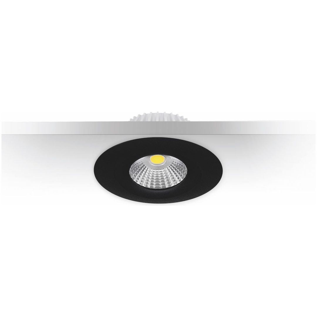 Downlight MD-360, LED, 6W, Svart, AC-Chip, 2700K, IP44 MALMBERGS – bild 2