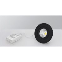 Downlight MD-360, LED, 6W, Svart, AC-Chip, 2700K, IP44 MALMBERGS