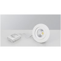 Downlight MD-360, LED, 6W, Vit, AC-Chip, IP44 MALMBERGS