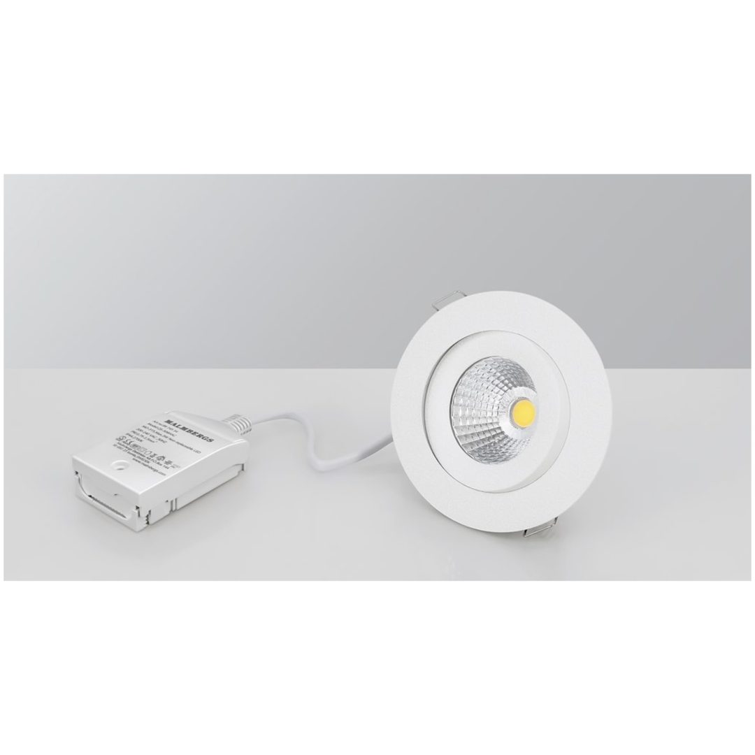 Downlight MD-360, LED, Vit, 730 lm, 230V MALMBERGS