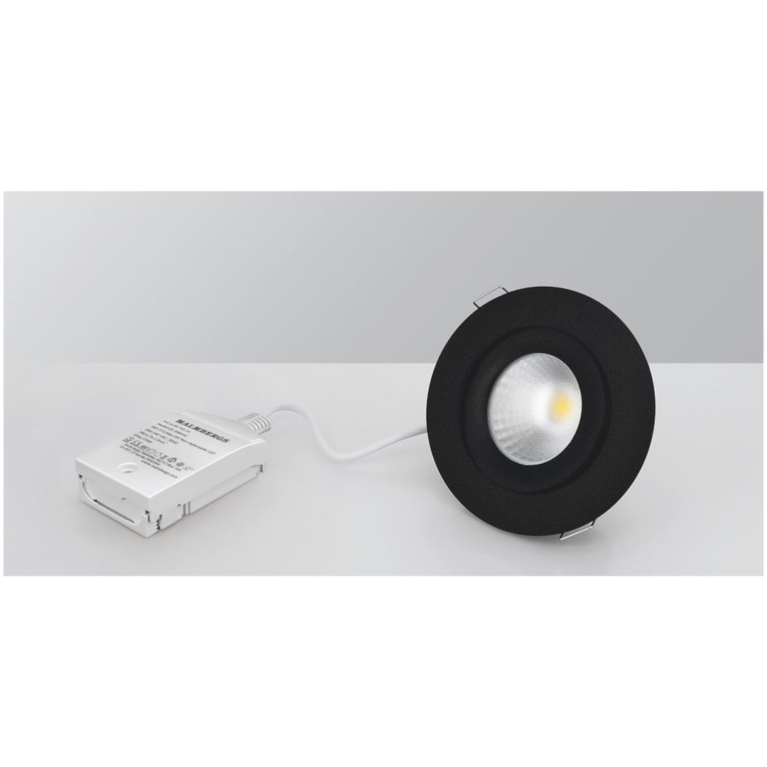 Downlight MD-360 Tune, LED, Svart, 230V MALMBERGS
