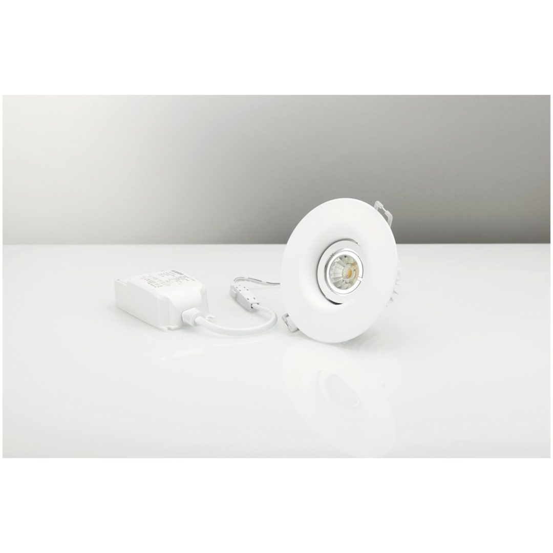 Downlight MD-550, LED, 7,5W, 230V, Vit, IP21 MALMBERGS