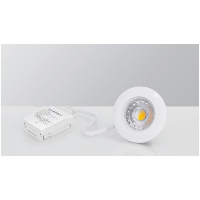 Downlight MD-99, LED, 230V, 480 lm, AC-chip, IP44 MALMBERGS