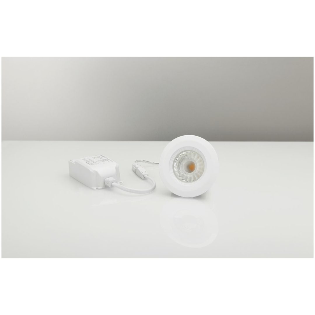 Downlight MD-99, LED, 7W, 230V, Vit, IP44 MALMBERGS