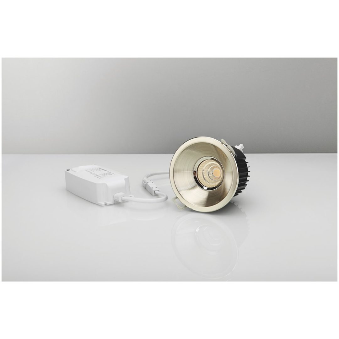 Downlight MD-990, 13W, 230V, Satin, IP44 MALMBERGS